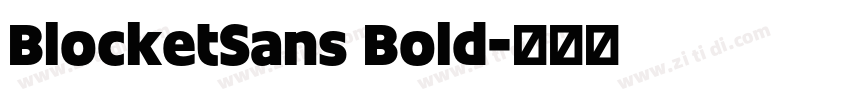 BlocketSans Bold字体转换 BlocketSans Bold字体转换